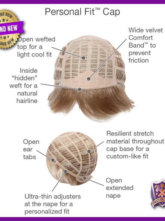 Short Curly Layering Wig Petite Cap Heat Resistant Fiber main image 4